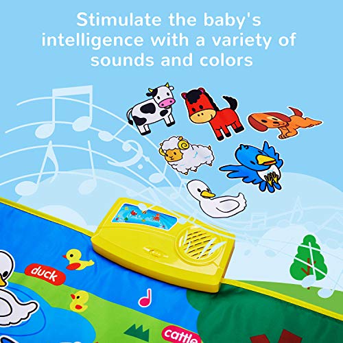 Reditmo Alfombra de Piano, Música Alfombra de Teclado Táctil Musical Touch Juego Musical para Bebé Niños