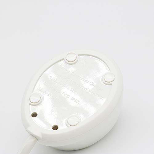 Reemplazo de la base del cargador del cepillo de dientes eléctrico Compatible con Oral B Carga inductiva Cable de alimentación impermeable Oral-B portátil Modelo 3757 para viajes