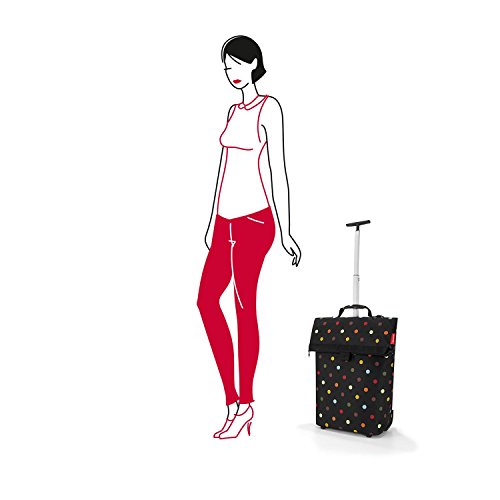 reisenthel - NT7009 - Maleta con Ruedas con Estampado de Puntos, en poliéster, tamaño M: 21 x 43 x 53 cm
