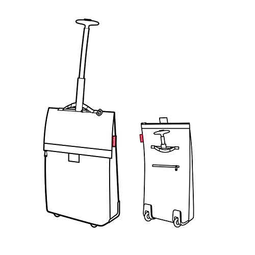 reisenthel - NT7009 - Maleta con Ruedas con Estampado de Puntos, en poliéster, tamaño M: 21 x 43 x 53 cm