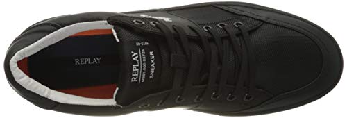 REPLAY Blog-Concorde, Zapatillas para Hombre, Negro (Black 3), 40 EU