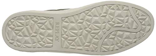 REPLAY Blog-Fern, Zapatillas para Hombre, Verde (Mil Grn 39), 40 EU