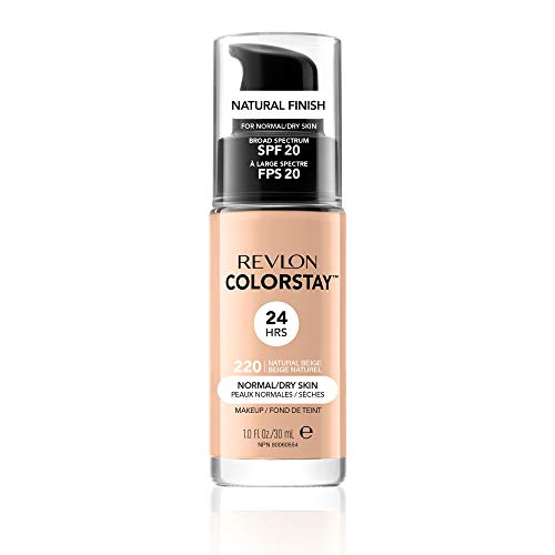 Revlon ColorStay Base de Maquillaje para Piel Mixta/Grasa, Beige Natural - 30 ml