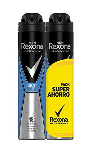 Rexona Desodorante Antitranspirante Cobalt - 3 Packs Ahorro de 2x200 ml (Total: 1200 ml)