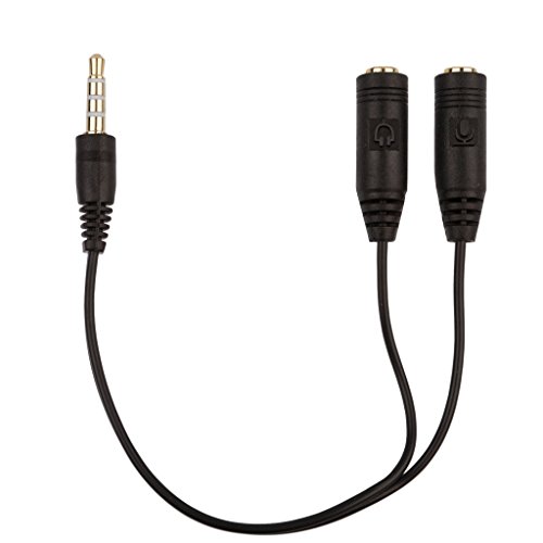 REYTID Auriculares para Juegos para PC para Xbox One / PS4 Talkback Chat Converter Cable - Compatible con Sennheiser Turtle Beach, Logitech, SteelSeries, Sentey, Sades