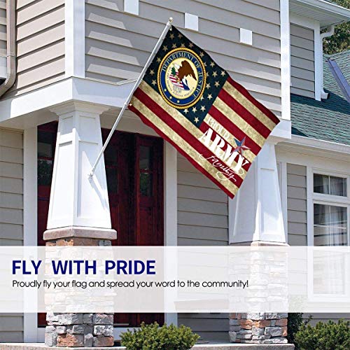 RFTGB De-Mpartment of Justice Banderas Bandera de Patio Resistente a la decoloración para decoración de jardín 3 x 5 pies