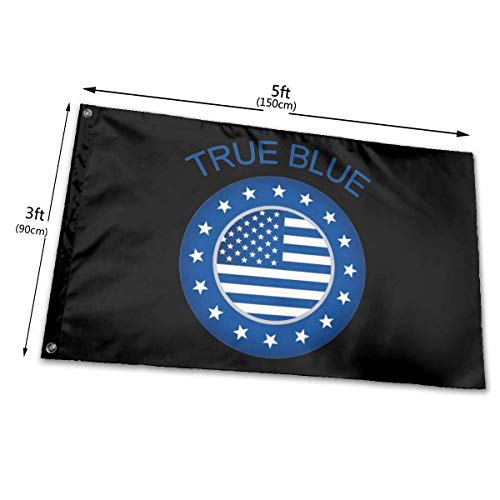 RFTGB True Blue - Vote Blue US Elections 2020 Bandera Estadounidense de poliéster Estadounidense de 3 x 5 pies - Colores Vivos y Resistente a los Rayos UV - Cabecera de Lona