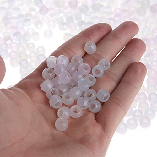 RG-FA 1000 cuentas UV de plástico que cambian de color, reactivas a los rayos UV y brillan en la oscuridad.