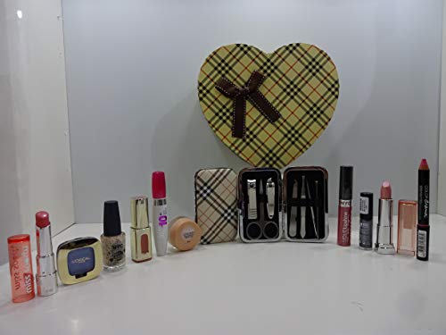 Rimmel London - Caja de regalo de belleza - Rimmel London Productos de maquillaje x 5 lote en caja de regalo gratis envuelto para regalo.