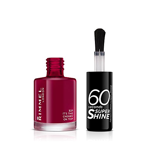 Rimmel London uñas maquillaje de 60 segundos de Super Nail Polish Shine no. 321 Es la guinda 8 ml