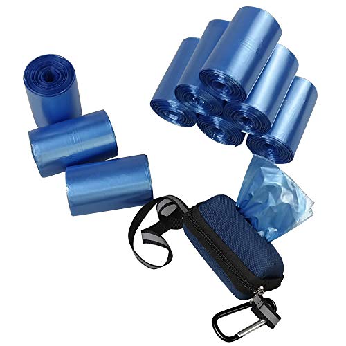 Rinboat 10 Rollos Bolsas de Basura para Perro Excrementos Mascotas con Dispensador, 350 Unidades