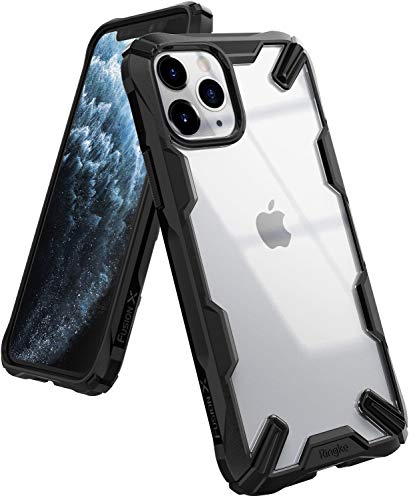 Ringke Fusion-X Diseñado para Funda Apple iPhone 11 Pro MAX, Transparente al Dorso Carcasa iPhone 11 Pro MAX 6.5" Protección Resistente Impactos TPU + PC Funda para iPhone 11 Pro MAX 2019 - Black