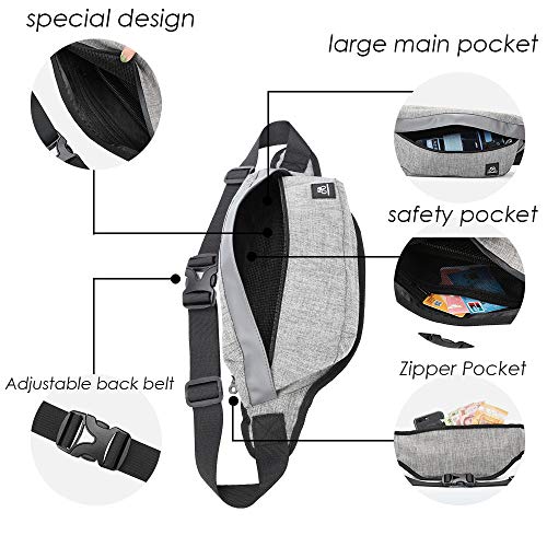 Riñonera Deportiva Cinturón de Correr Impermeable Bolso Running para Camina el Perro Bicicleta Senderismo Teléfono Riñoneras Mujer Hombre