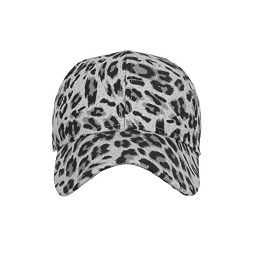 RISTHY Gorras de Beisbol Leopardo Sombrero Deporte Cap Clásico Moda al Aire Libre Unisex Sombrero de Sol Verano Hip-Hop Visera Adjustable para Mujer Hombre Niño