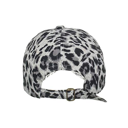 RISTHY Gorras de Beisbol Leopardo Sombrero Deporte Cap Clásico Moda al Aire Libre Unisex Sombrero de Sol Verano Hip-Hop Visera Adjustable para Mujer Hombre Niño