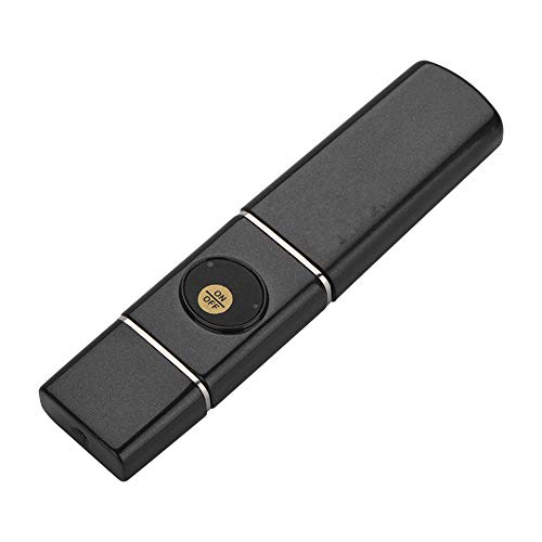 Rizador de pestañas con calefacción eléctrico portátil Larga duración Ojos naturales Pestañas Herramientas de maquillaje que se encrespan (Color : Black)