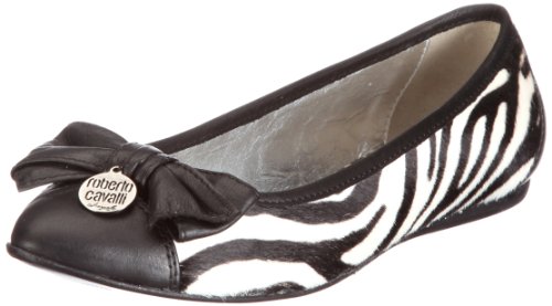 Roberto Cavalli Angels Sibilla FEB1153 - Bailarinas para niña, Color Negro, Talla 38