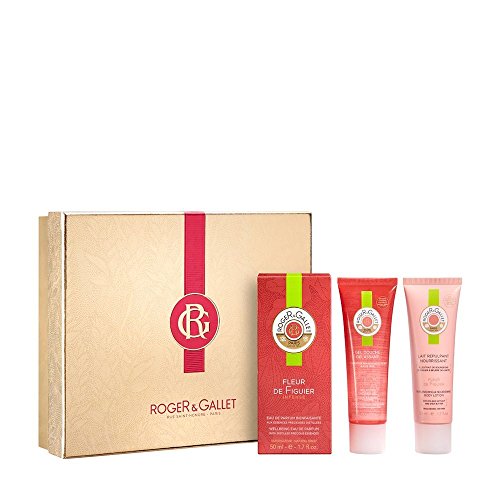 Roger & Gallet Fleur De Figuier Intense Wellbeing Eau De Parfum Spray 50ml Set 3 Piezas 2016