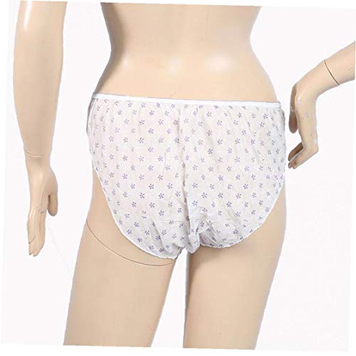Ropa Interior 7pcs / Set De Algodón De Las Mujeres Posparto Calzoncillos Calzoncillos Embarazada Prenatal Desechable Viaje Bragas para La Hembra Talla XL