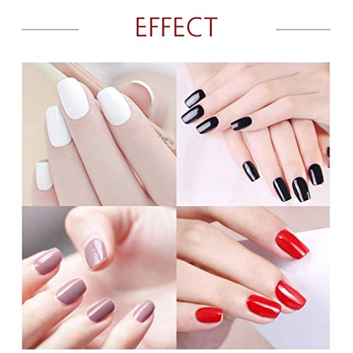 ROSALIND Gel Nail Polish Set Semi-permanent Gel Varnish Soak Off UV LED Manicure kit 12pcs 7ml (Set-4)