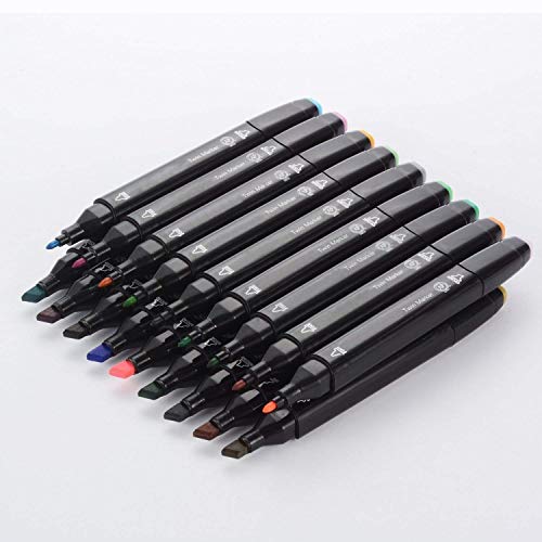 Rotulador de 80 Colores, Marker Pen Marcadores Manga Creativos de Punta Doble ara Acuarela Graffiti para Principiantes Set de Rotuladores de Boceto Hecho a Mano