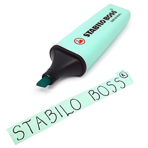Rotuladores Stabilo Boss, colores pastel, juego de 3: morado, rosa y turquesa