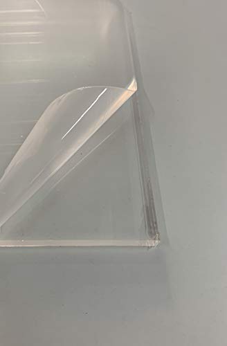 ROTULOS HUGO Placa de Metacrilato de 300x200x4mm Transparente Ideal Para Cuadros. Cortada con laser