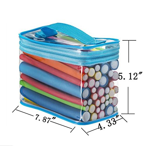 Rulos flexibles,Paquete de 42 Dormir Herramienta de esponja de espuma de bricolaje Para todo tipo de cabello húmedo o seco, Rizadores de pelo de espuma para mujeres y niñas