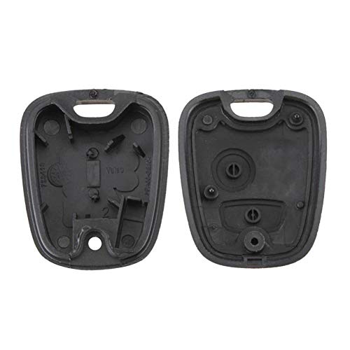 RUNGAO - Carcasa para llave de coche compatible con Peugeot 107 207 307 407 106 206 306 406
