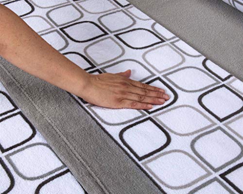 SABANALIA Juego de sábanas de coralina Spring - Gris, Cama 180