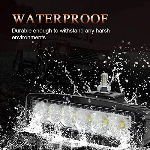 Safego 7Inch 18W Cree LED Luz de Trabajo Cree LED Light BarOffroad Car Trucks Viga de Inundación del Iluminacion Conducción LED Faros Luz Auto Camión Campo a Través del Coches Barco Pesca Vehículos