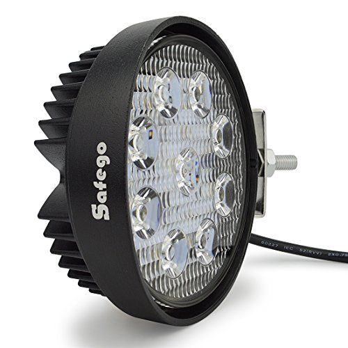 Safego Led luz de Trabajo 27W LED Lámpara Trabajo Bar viga de inundación del Iluminacion Conducción Led Faros Coche Luz Camión Campo a través del Carro Coches Barco Minería Pesca Luces de antiniebla