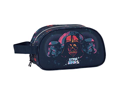 safta 812001248 Neceser, Bolsa de Aseo Adaptable a Carro Star Wars, Multicolor (Death Star)