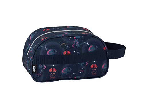 safta 812001248 Neceser, Bolsa de Aseo Adaptable a Carro Star Wars, Multicolor (Death Star)