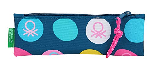 Safta Estuche Escolar de Benetton, Multicolor (Topos Marino)