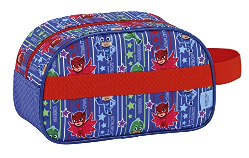Safta Neceser Pjmasks Oficial Mediano con Asa 260x120x150mm