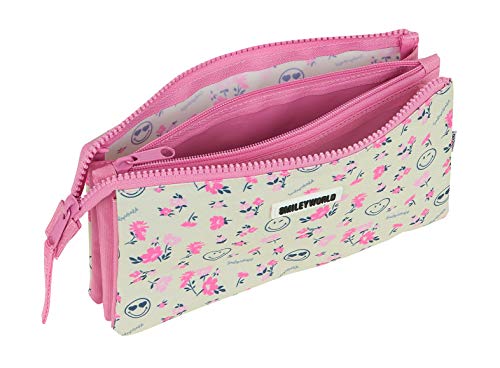Safta- Smiley Portatodo, Color blanco/rosa, 220x30x120 mm (M744)