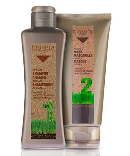 Salerm Biokera Argan Oil Pack Argan Champu 300 ml. + Argan Mask 200 ml.