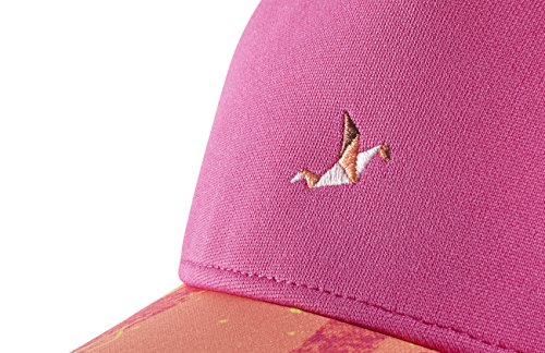 Salomon Gorra de malla para mujer, MANTRA LOGO CAP, Talla única ajustable, Fucsia