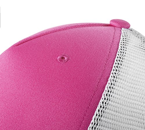 Salomon Gorra de malla para mujer, MANTRA LOGO CAP, Talla única ajustable, Fucsia