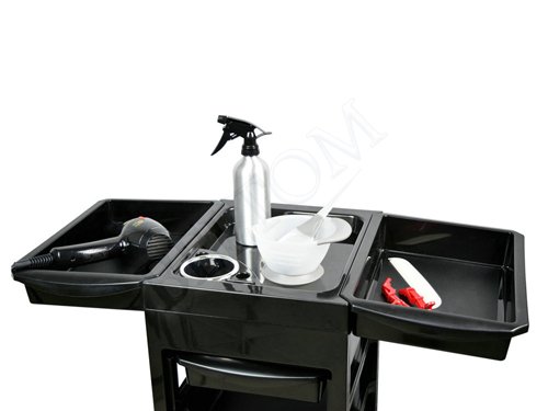 Salón De Peluquería Barbero Cabello Belleza Carro Estética Carrito cajones para Colorear