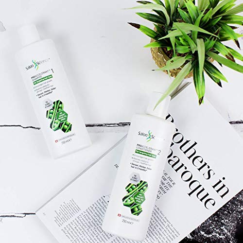 Salon Science Proacelerant 2 - Acondicionador para la pérdida de cabello con brote de guisante y cafeína orgánica Anover, 1 unidad