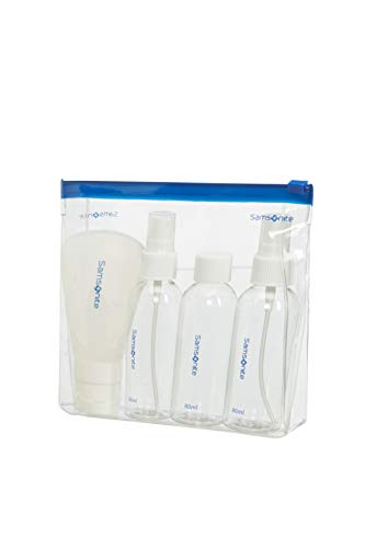 SAMSONITE Global Travel Accessories - Bottle Set Pack of Four Organizador para Maletas 17 Centimeters 1 Transparente (Translucent)