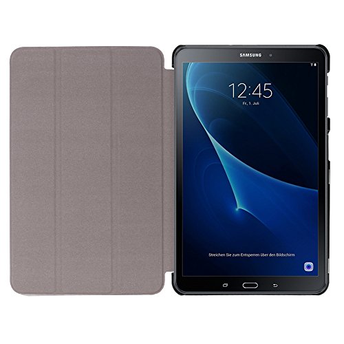 Samsung Tab A 10,1'' Funda,Cover para Galaxy Tab A 2016 Tablet,Smart Folio Case Cover Stand Protectora de PU Cuero Funda para Samsung Galaxy Tab A6 10.1'' SM-T580N / SM-T585N Tablet,Árbol de la suerte