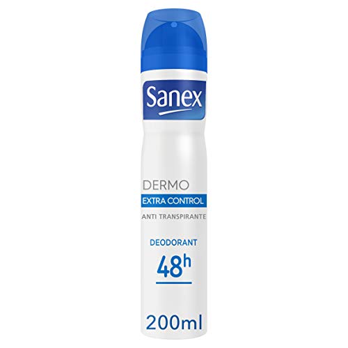 Sanex, Dermo Extra Control, Desodorante Spray - Pack 6 ud x 200 ml