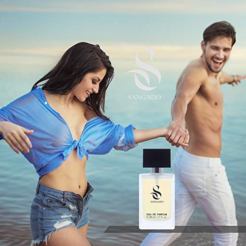 SANGADO Aqva A.B. Perfume para Hombres, Larga Duración de 8-10 horas, Olor Lujoso, Amaderada Acuática, Francesas Finas, Extra Concentrado (Eau de Parfum), Spray de 50 ml, Un Gran Regalo Para Hombres