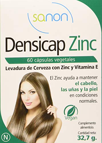 Sanon Levadura de Cerveza con Zinc y Vitamina E - 2 Paquetes de 60 Cápsulas