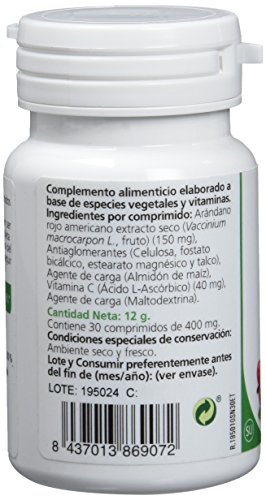 SANON - SANON Arándano Rojo Americano y Vitamina C 30 comprimidos de 400 mg