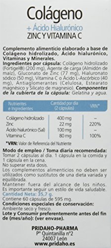 SANON - SANON Colageno + Acido Hialurónico 60 capsulas de 595 mg