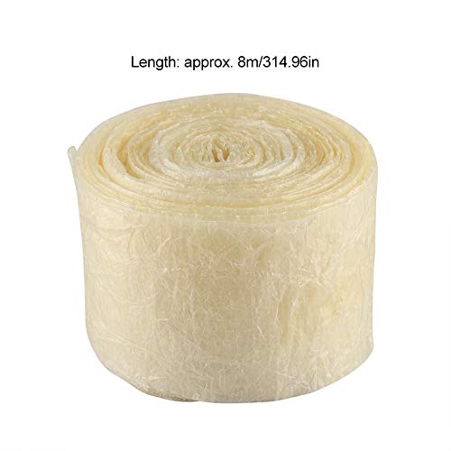 SANON Tripa Natural para Salchichas Secado Comestible Herramienta Práctica para Salchichas de 2 Capas para Salchichas Caseras Sabrosas para Perros Calientes Colágeno Ahumado con Jamón 8